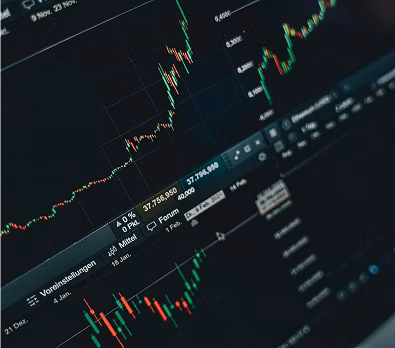Image of Graphs on a screen
